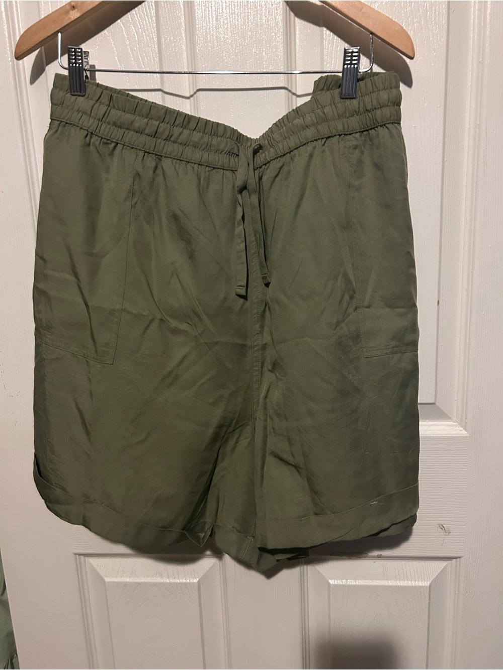 dip Olive Green Women's Drawstring Shorts (3x)